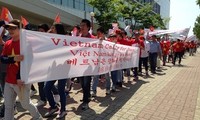 Protest vietnamesischer Gemeinschaft im Ausland gegen illegale Bohrinsel Chinas